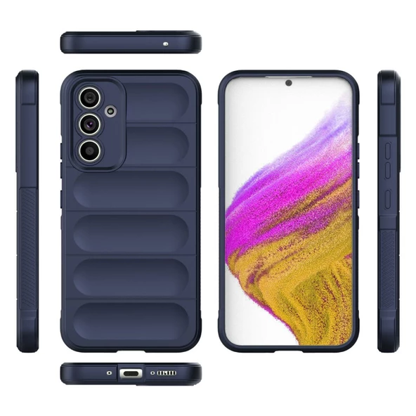 Samsung Galaxy A35 5G Kılıf Optimum Lens Çerçeveli Silikon Kapak - 6