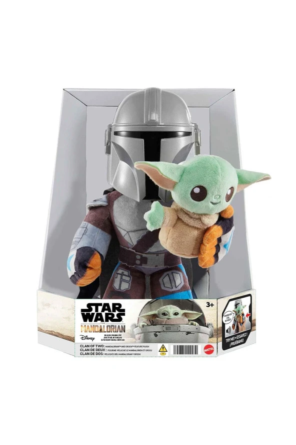 Star Wars Mandalorian Sesli Pelüş Figür HNT52 ürün görseli