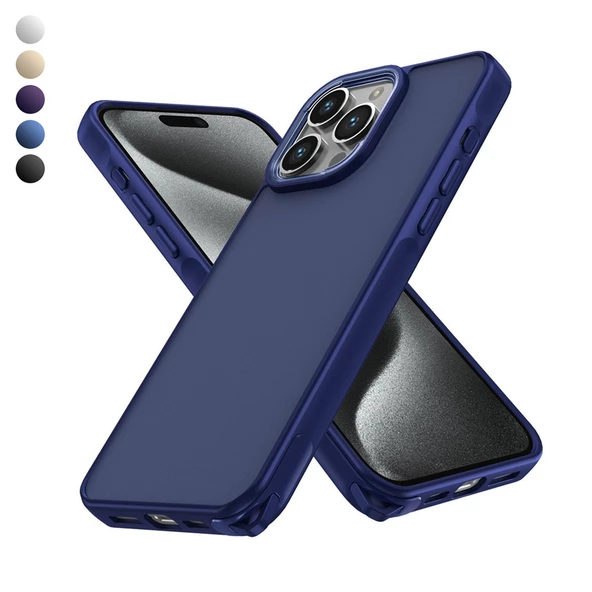 iPhone 15 Pro Kılıf Elegant Seri Silikon Kapak