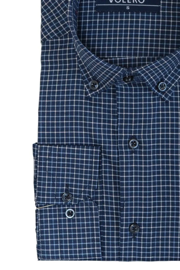 Erkek Mevsimlik Gömlek Uzun Kollu Normal Kesim RAR01198 - Resim 3