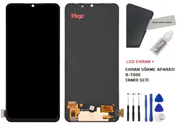 Oppo Reno 3 Lcd Ekran Dokunmatik Orijinal Kalite OLED + B-7000 + TAMİR SETİ