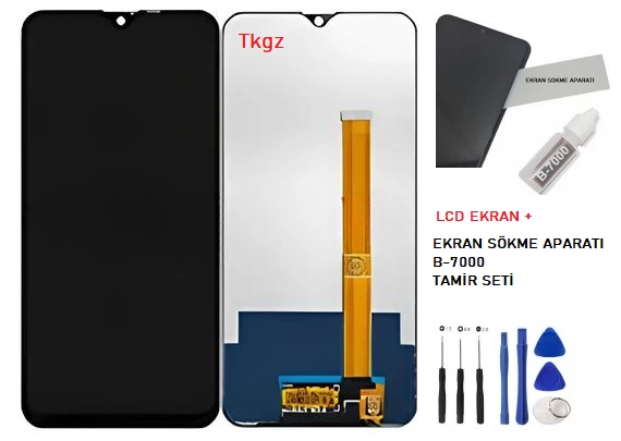 Oppo A5S Lcd Ekran Dokunmatik Orijinal Kalite + B-7000 + TAMİR SETİ