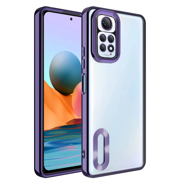 Xiaomi Redmi Note 12 Pro 4G Kılıf Hole Lazer Silikon Kapak - 4