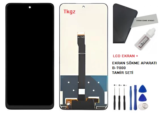 Huawei Uyumlu P Smart 2021 Lcd Ekran Dokunmatik Orijinal Kalite + B-7000 + TAMİR SETİ