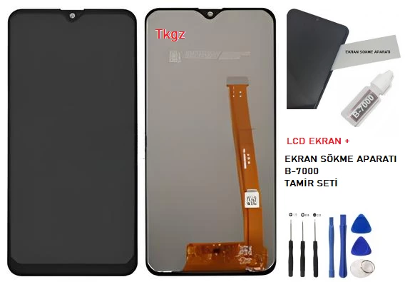 Samsung Galaxy A20E - SM-A202 Lcd Ekran Dokunmatik Orijinal Kalite + B-7000 + TAMİR SETİ ürün görseli