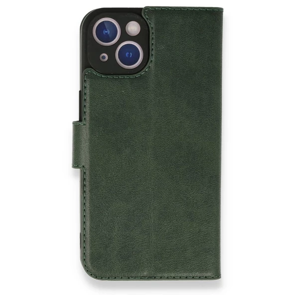 iPhone 14 Uyumlu Elite Kapaklı Cüzdan Kılıf - 8