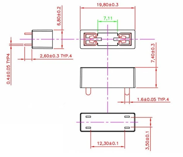 PCB Sigorta Yuvası, Sigorta Tutucu - 2