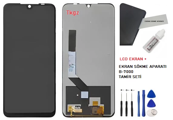 Xiaomi Redmi NOTE 7 Lcd Ekran Dokunmatik Orijinal Kalite + B-7000 + TAMİR SETİ