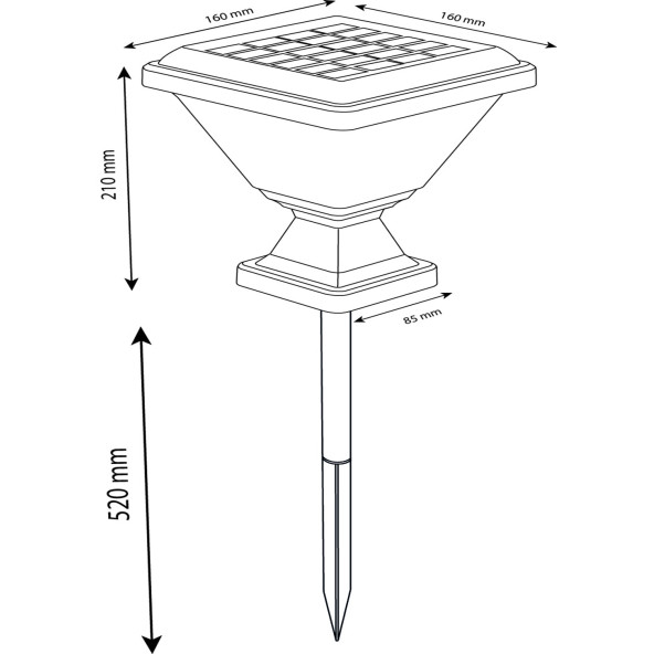 50W Venüs Solar Set Üstü 3 Renk + Kumandalı - 6