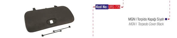 TORPİDO KAPAĞI SİYAH MGN