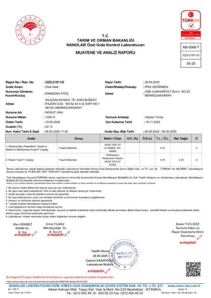 İpek Değirmen 25 KG Nohut Unu Doğal Katkısız Glutensiz Yüksek Protein - Resim 2