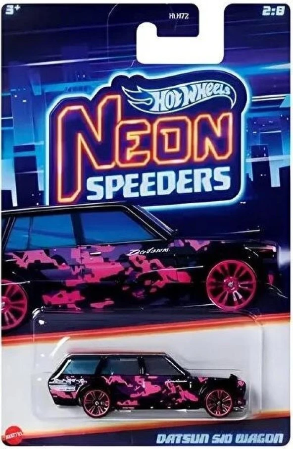 Hot Wheels Neon Speeders Datsun 510 Wagon HRW68