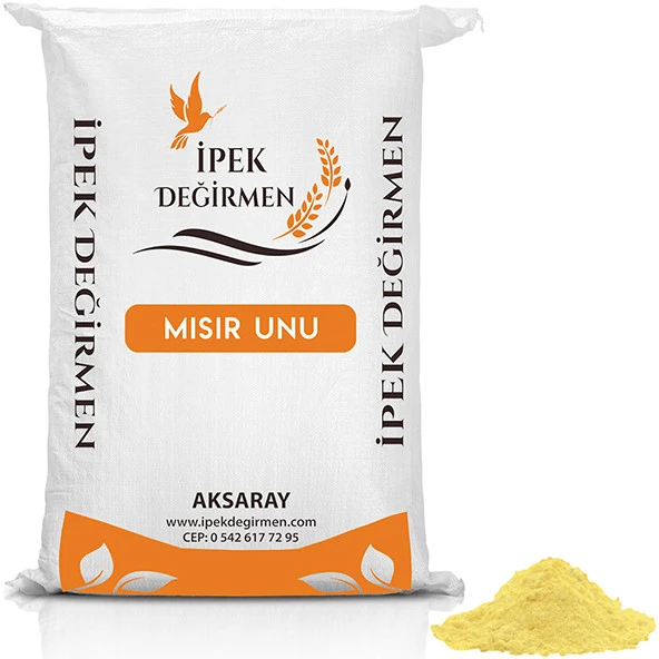 İpek Değirmen 1 KG Mısır Unu Doğal Katkısız Glutensiz Taş Değirmen