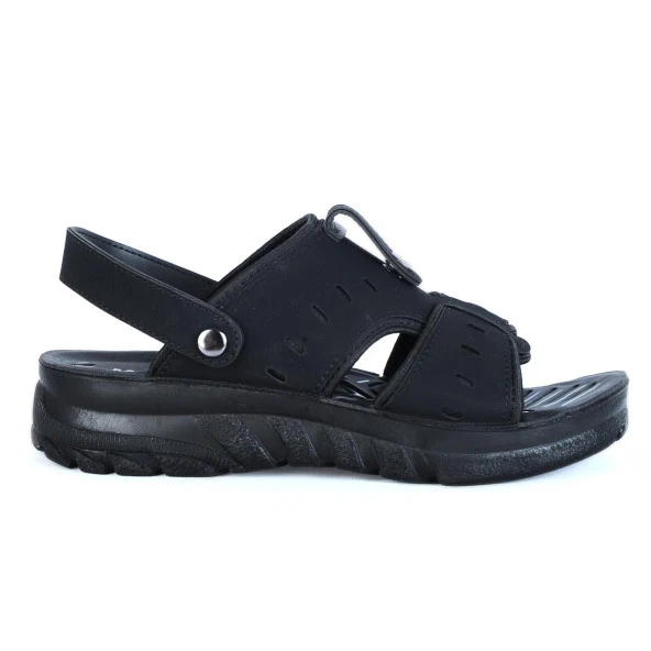 Maxvel 919-10 Siyah Yazlık Erkek Sandalet Ayakkabı