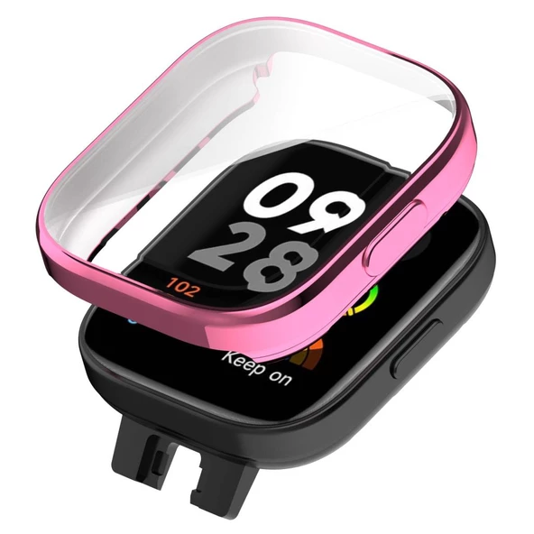 Xiaomi Redmi Watch 3 Active (Düz Watch 3 Değildir) Sert PC Kasa ve Ekran Koruyucu 30 - 2