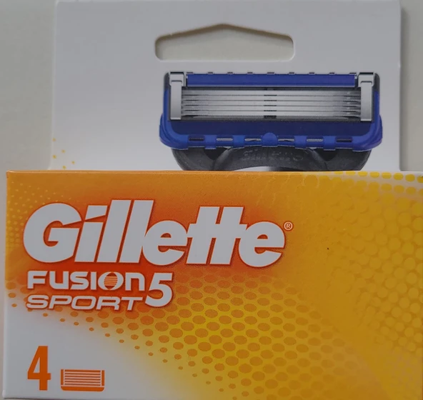 Gillette Fusion 5 Sport Yedek Bıçak 4'lü