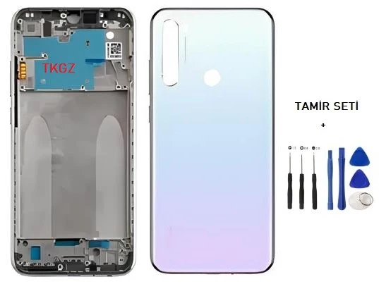 Xiaomi Redmi NOTE 8 FULL Kasa Arka Kapak Takım BEYAZ - TAMİR SETİ