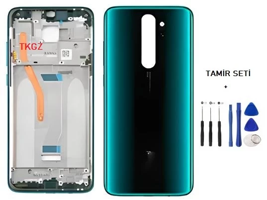 Xiaomi Redmi NOTE 8 PRO FULL Kasa Arka Kapak Takım YEŞİL - TAMİR SETİ
