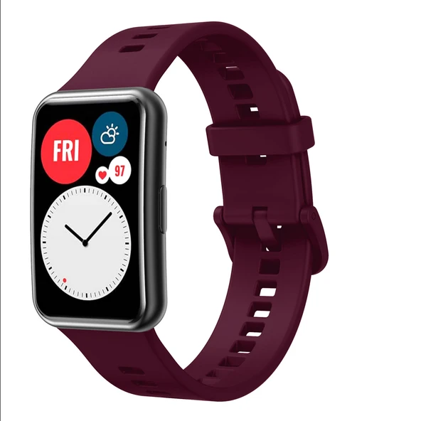 Samsung Galaxy Fit 3 SM-R390 Kordon Spor Silikon Band Mix (Fit 2 Uyumlu Değildir) - Resim 7