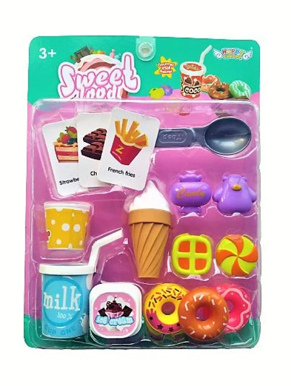 Sweet Food Oyuncak Mini Dondurmalı İçecek Seti (B)