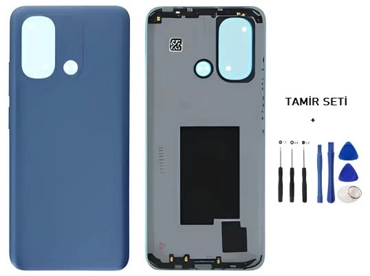 Xiaomi Redmi 12C FULL Kasa Arka Kapak Yan Tuş Takımı MAVİ - TAMİR SETİ