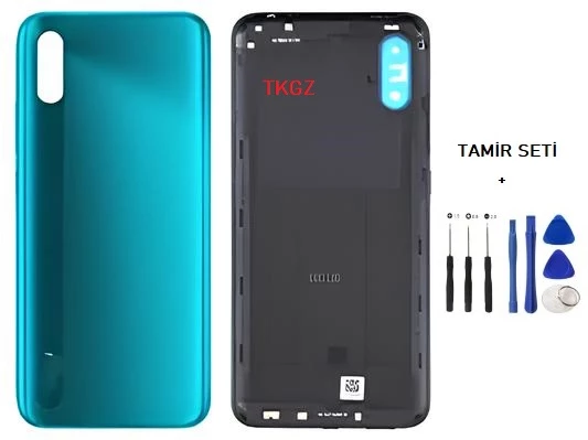 Xiaomi Redmi 9A FULL Kasa Arka Kapak Yan Tuş Takımı YEŞİL - TAMİR SETİ