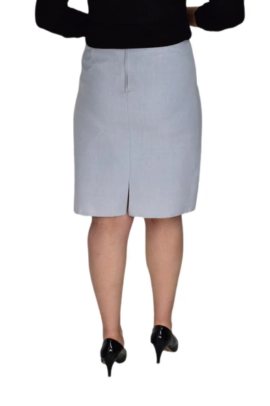 Kadın Diz Üstü Yırtmaçlı Etek PRT-1292 - Resim 5