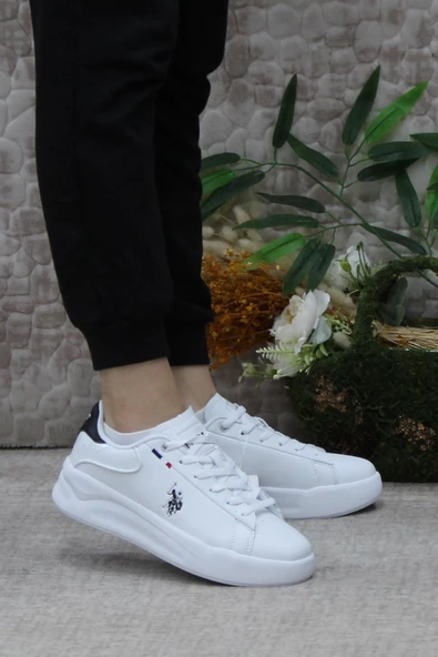 U.S. Polo Assn. Dory Beyaz Rahat Orijinal Ürün Sneaker Kadın Ayakkabı
