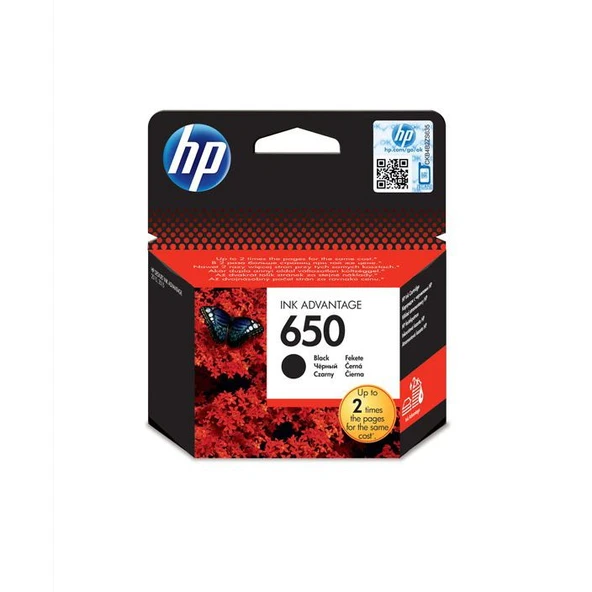 HP CZ101AE (650) SİYAH MÜREKKEP KARTUŞ ürün görseli 1