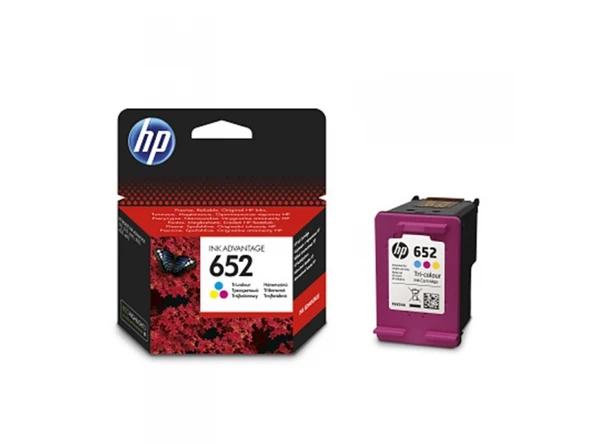 HP F6V24A (652) 3 RENKLİ MÜREKKEP KARTUŞ ürün görseli 1