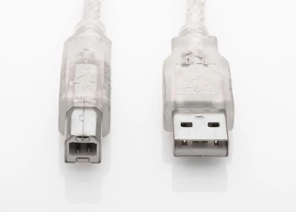 S-Link SL-U2015 1,5 m USB2.0 AE/BE şeffaf yazıcı kablo ürün görseli 1