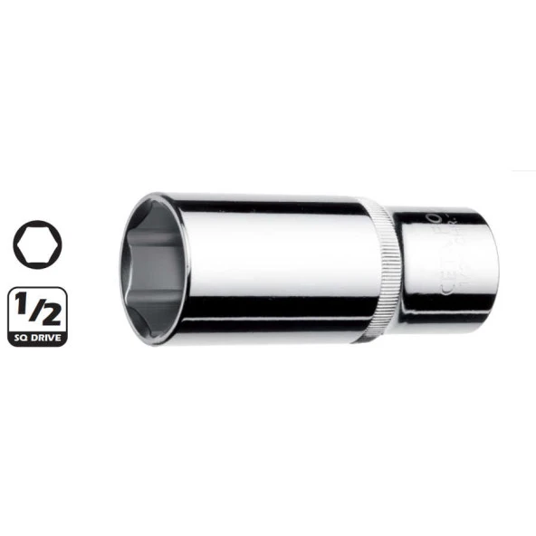 Ceta Form 1/2” 6 Köşe Derin Lokma Anahtar 11 mm-CETA C24-H11