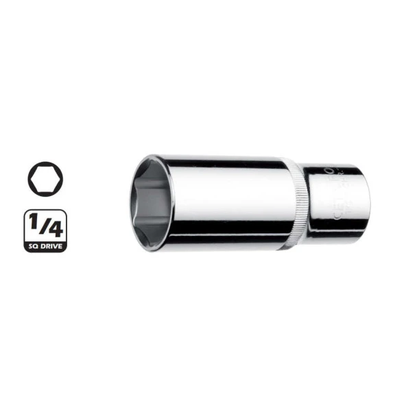Ceta Form 1/4" Altı Köşe Derin Lokma Ceta 11 mm