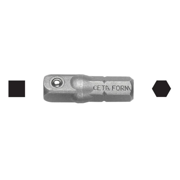 Ceta Form 3/8-1/4(100 mm) Lokma Adaptörü(Manuel Kullanım)