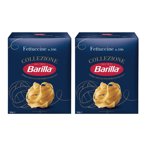 Barilla Fettucine Makarna 500 gr x 2 Adet - 1