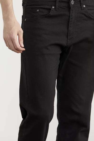 Skinny Fit Normal Bel Jean Pantolon - Füme - 5
