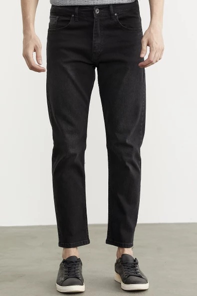 Skinny Fit Normal Bel Jean Pantolon - Siyah - 4