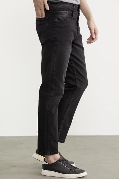 Skinny Fit Normal Bel Jean Pantolon - Siyah - 6