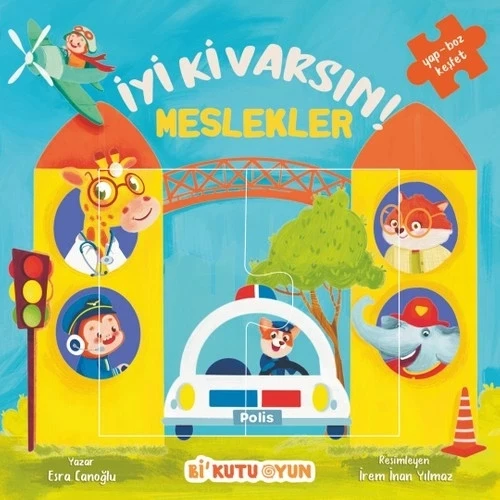 İYİ Kİ VARSIN MESLEKLER  YAPBOZLU KİTAP   BİKUTU OYUN