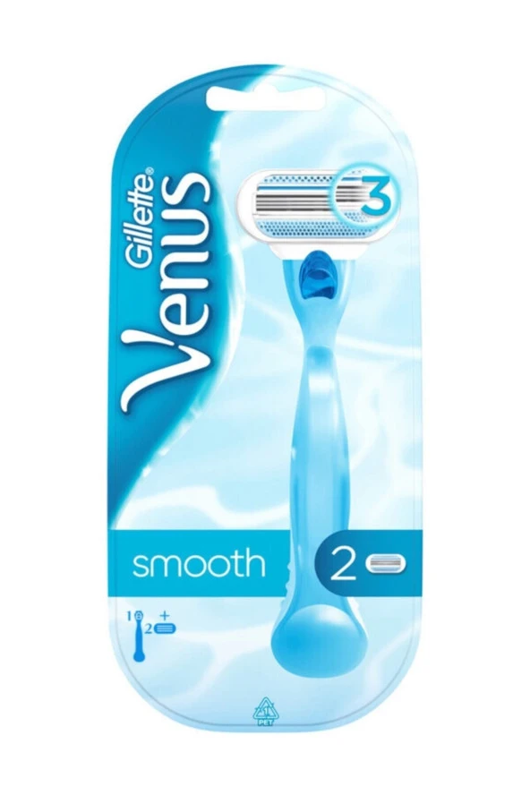 Gillette Venus Smooth 2 Yedekli Tıraş Makinesi