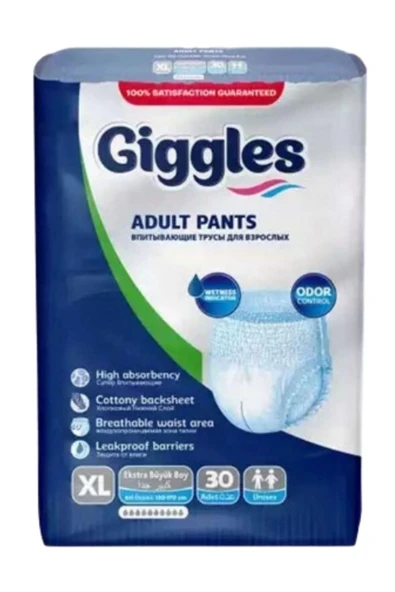 Giggles Hasta Bezi Emici Külot 30 Lu Extra Large