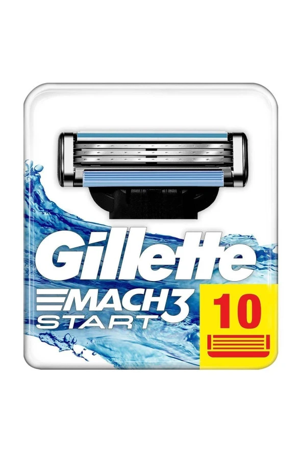 Gillette Mach3 Start 10'lu Yedek Tıraş Bıçağı