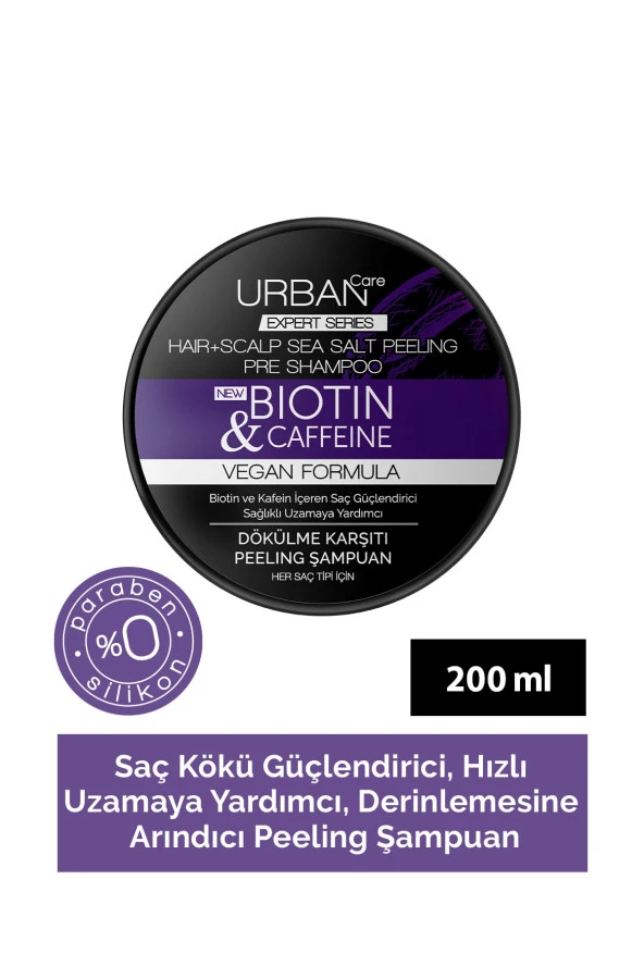 Urban Care Peelıng Şampuan 200 Ml Bıotın Caffeine