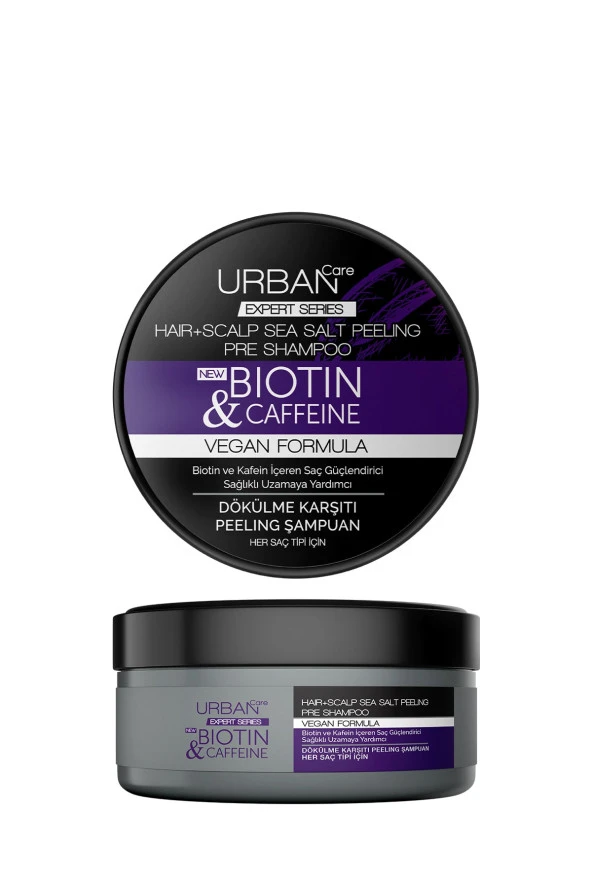 Urban Care Biotin & Caffeine Kafein İçeren Saç Kökü Güçlendirici Peeling Şampuan 200 ml - 2