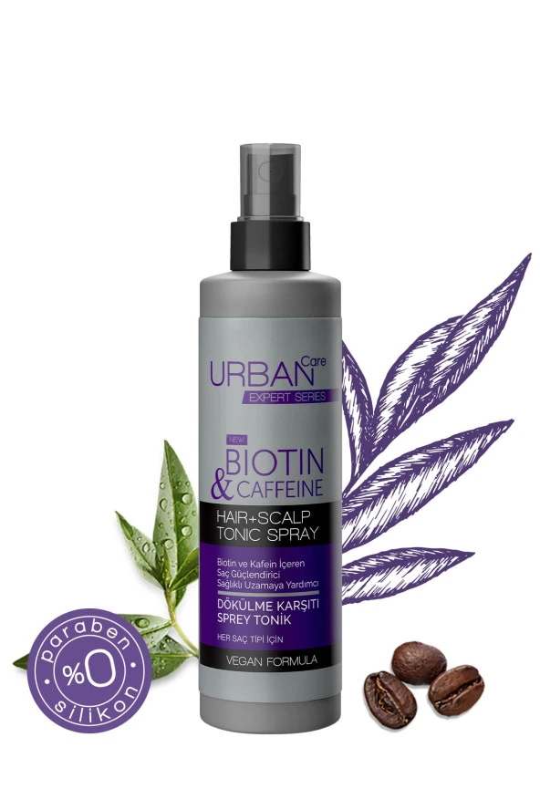 Urban Care Expert Biotin & Caffeine Saç Kökü Güçlendirici Tonik Sprey 200 Ml