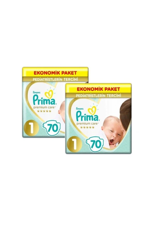 Prima Bebek Bezi Premium Care 1 Beden  140 Adet