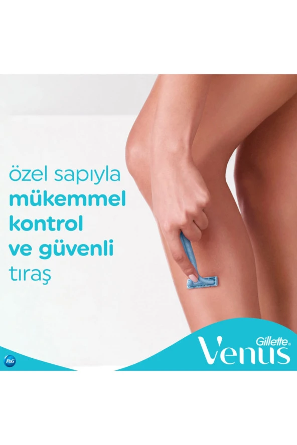 Gillette Simply Venus 2 Kullan At 4'lü Tıraş Bıçağı - Resim 7