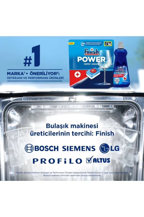 Finish Hepsi Bir Arada Bulaşık Makinesi Tableti 100'lü 2 Adet - Resim 5
