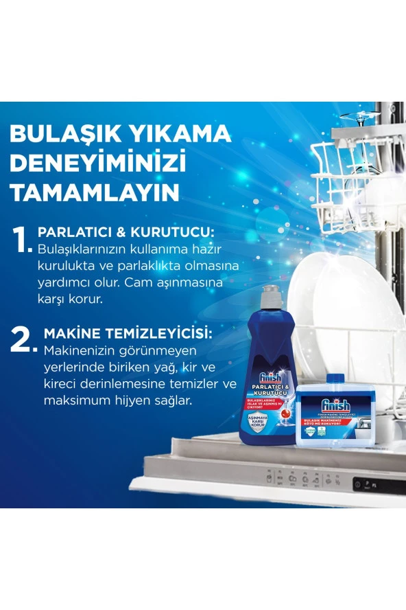 Finish Hepsi Bir Arada Bulaşık Makinesi Tableti 100'lü 2 Adet - Resim 6