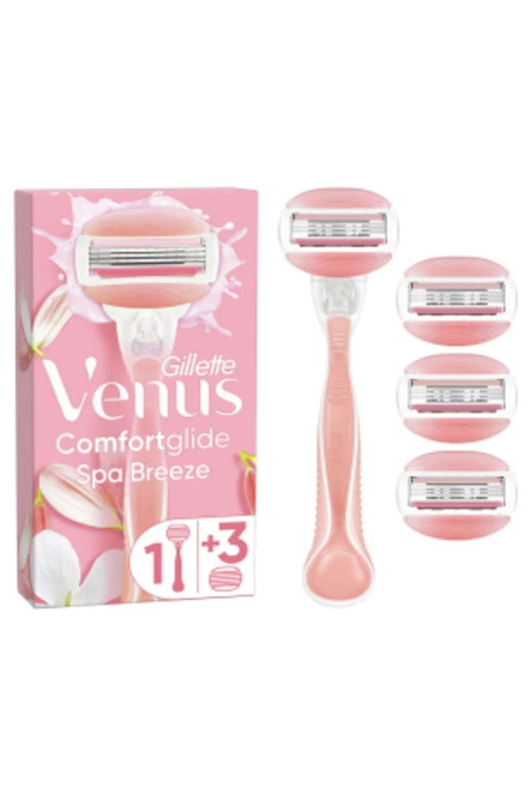 Gillette Venus Comfortglide Spa Breeze Kadın Tıraş Bıçağı + 4 Yedek Başlık